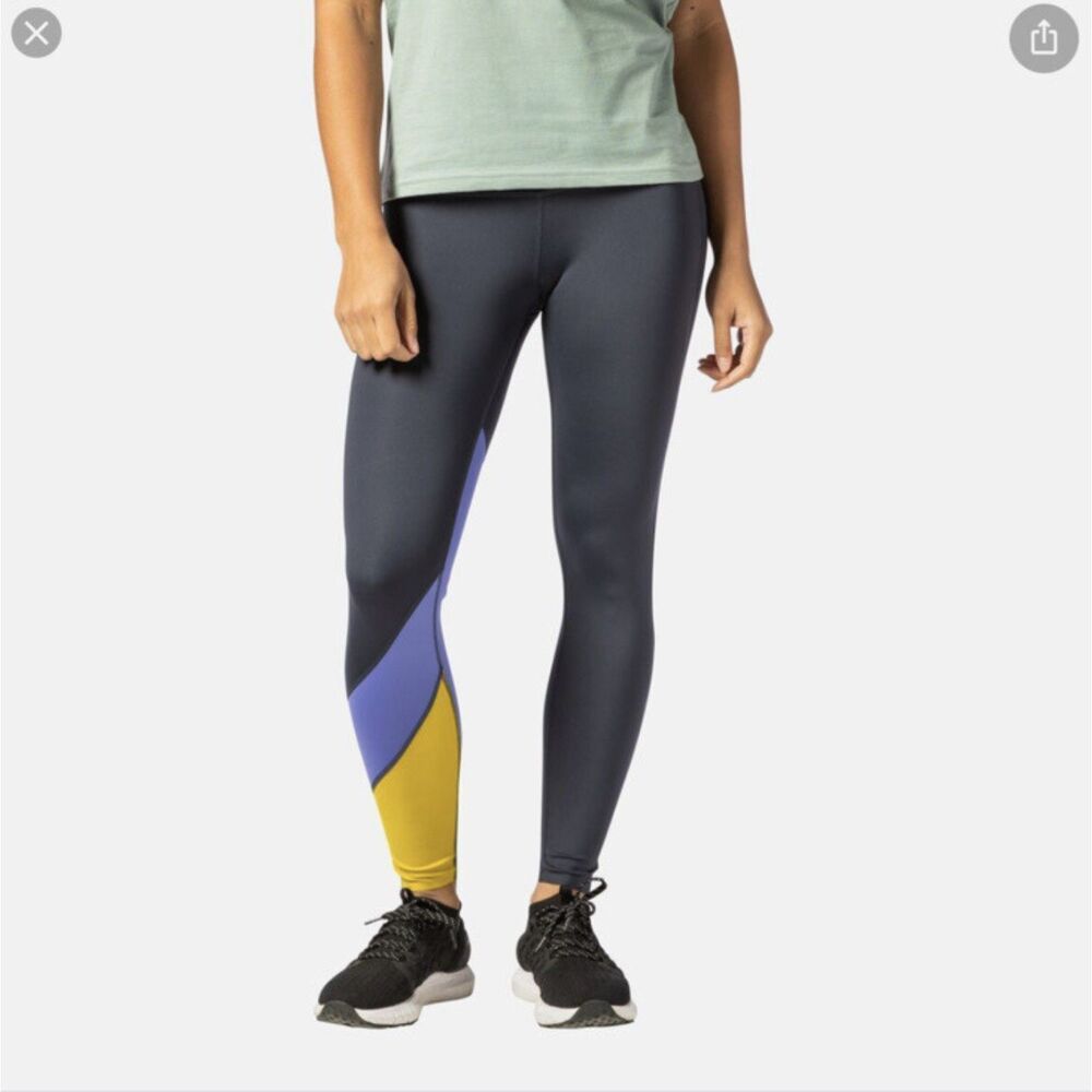 Cotopaxi Leggings Mariposa Colorblock Stripe Size Small Yoga Activewear